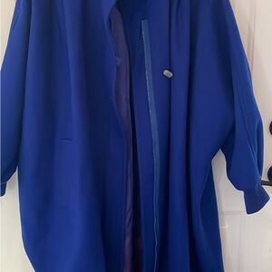 Elegant Blue Women's Coat